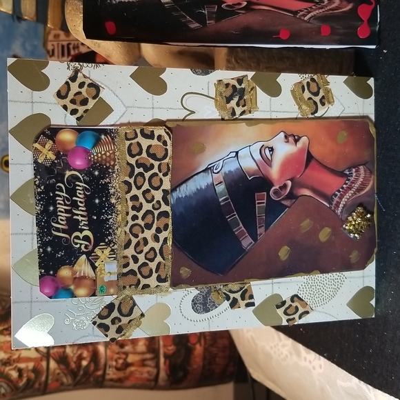 Queen Nefertiti Birthday card Gift set - Picture 3 of 12